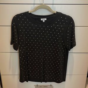 Splendid T-shirt with metal grommets